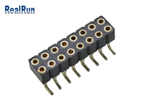 PBT PA6T PPS L7.40 اتصال دهنده سر زن 2.54 میلی متر پیچ SMT SMD ISO9001