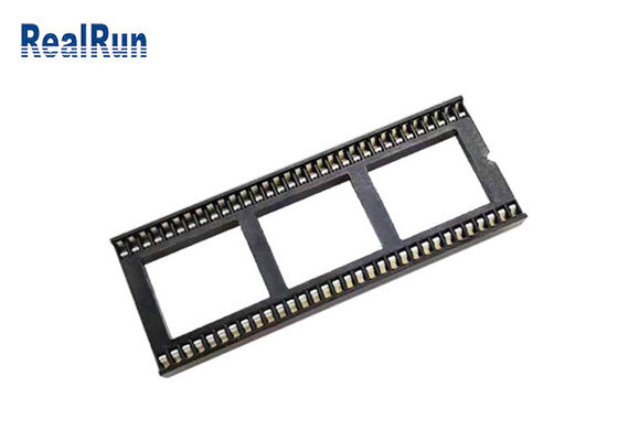 PCB 64P 1.778mm Ic Socket Socket Connector DIP PBT UL94V-0 Phosphor Bronze