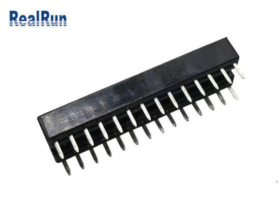28P 2.54mm Dip 7.62 PBT Square IC Socket Gold Sn اندود شده با نوار مرکز