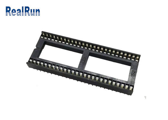 15.24 Row PBT 52P Ic Socket UL94V-0 زن هدر اتصال دهنده