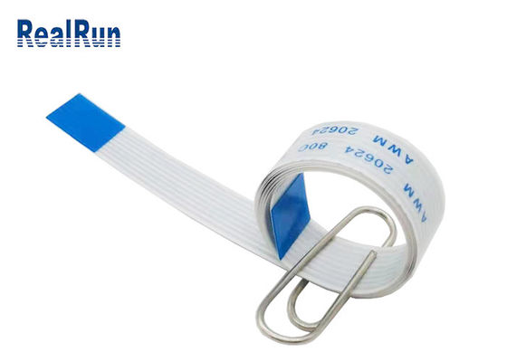 کابل انعطاف پذیر 8P 500AC PET FFC AWM 20624 80C 60V VW-1 1.0 میلی متر