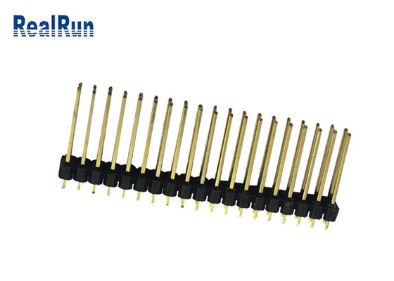 UL94V-0 PA6T عایق Pcb Pin Connector 2.54mm 2*19P Dip 500VAC/ Min