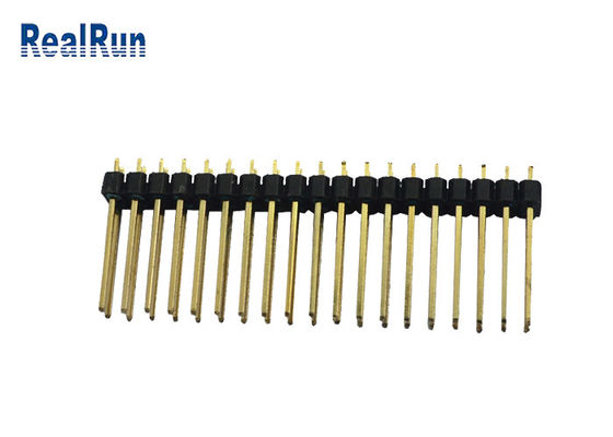 UL94V-0 PA6T عایق Pcb Pin Connector 2.54mm 2*19P Dip 500VAC/ Min