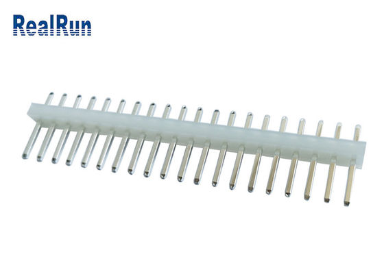 برنج UL94V-0 LCP Straight Pin Header 3.96mm Pitch 7A Tinned Single Row Connector