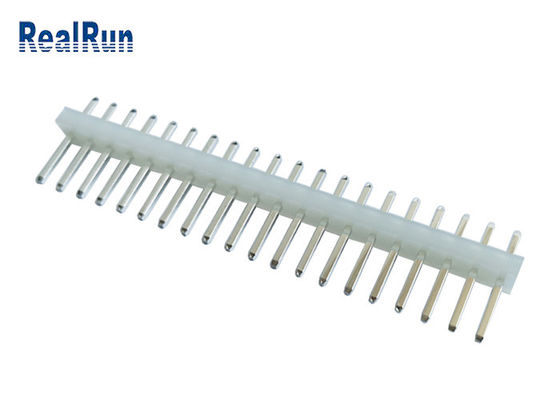 برنج UL94V-0 LCP Straight Pin Header 3.96mm Pitch 7A Tinned Single Row Connector