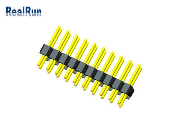 PBT PA6T 20P Double Row Dip Pin Header نر Pcb 3.0A برنج