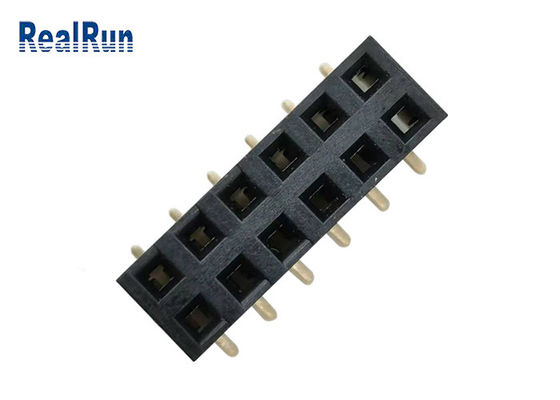 LCP CAP PA6T SMD Pin Header Connector DC500V فسفر برنز طلاکاری