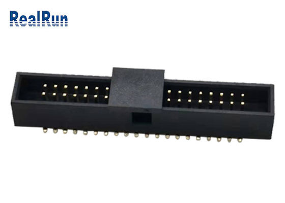 LCP برنج PA6T Header Idc اتصال مرد 40 پین SMD پین جعبه DC2A با کلاه