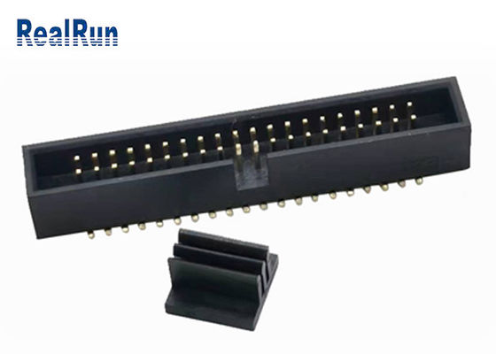 LCP برنج PA6T Header Idc اتصال مرد 40 پین SMD پین جعبه DC2A با کلاه