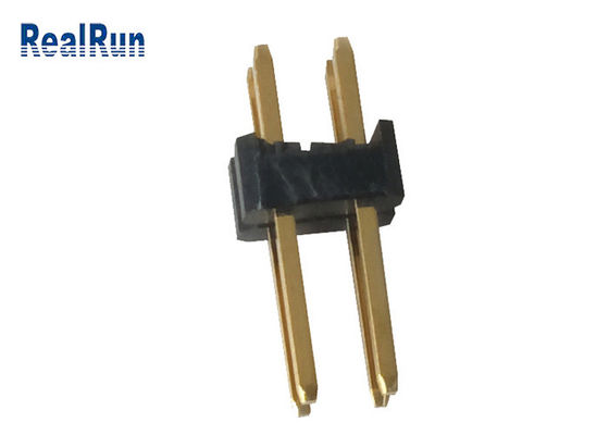 LCM Brass PBT LCP Male Header Connector Dual Row UL94V-0 Flash Flash