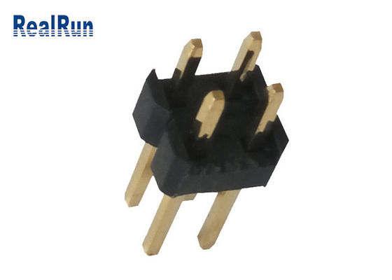 LCM Brass PBT LCP Male Header Connector Dual Row UL94V-0 Flash Flash