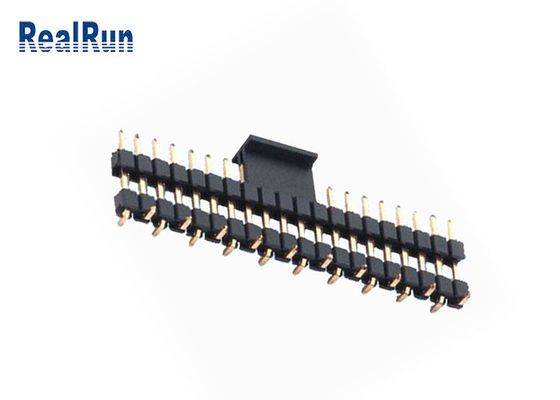 اتصال دهنده ردیف تک ردیف پلاستیکی SMD نر LCP فیبر Pcb Header Connector