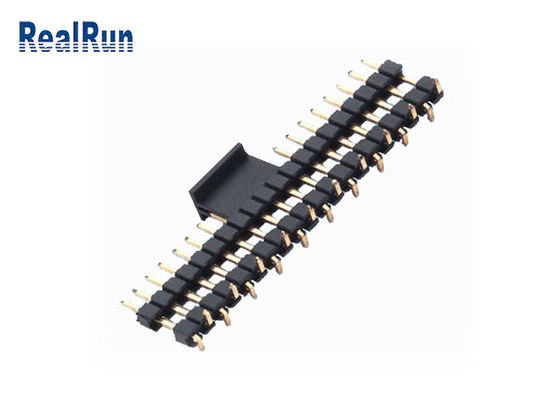 اتصال دهنده ردیف تک ردیف پلاستیکی SMD نر LCP فیبر Pcb Header Connector