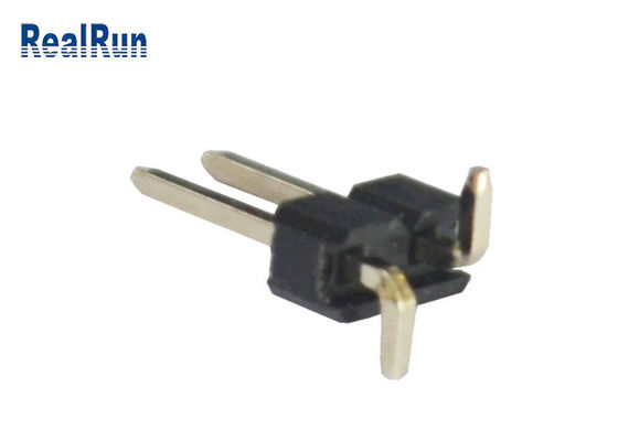 Au Over Ni SMT Pin Header مقاومت در برابر اکسیداسیون 2 پین تک ردیف PA6T