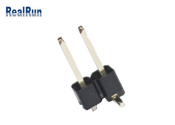 Au Over Ni SMT Pin Header مقاومت در برابر اکسیداسیون 2 پین تک ردیف PA6T