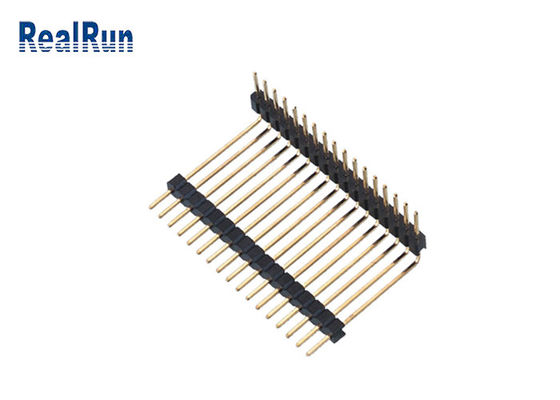 LCP PA6T PCB سربرگ پلاستیکی هدر راست زاویه تک ردیف SGS