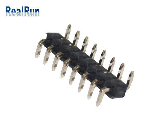 LCP PBT راست زاویه هدر اتصال UL94V-0 2.54mm مقاومت در برابر اکسیداسیون