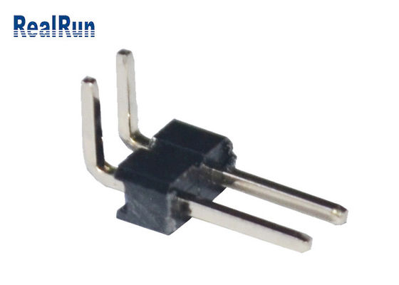 مقاومت در برابر اکسیداسیون راست زاویه پین ​​هدر PA6T H2.5mm تک ردیف