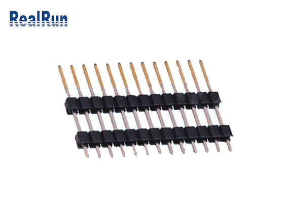 روکش طلا قلع PA6T Straight Header Connector 13P دو پلاستیکی PBT