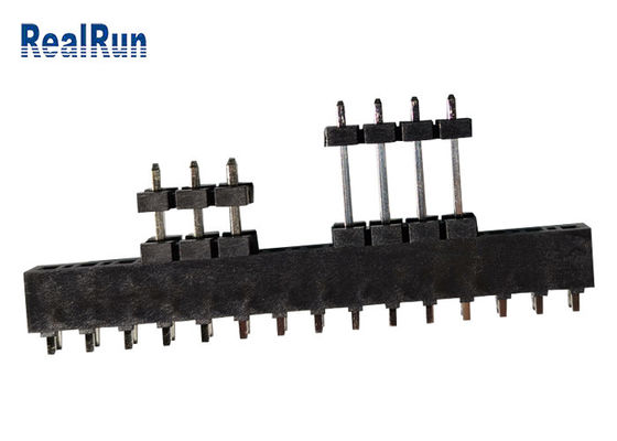 کانکتور PBT LCP Pcb Header Single Rou Au Tin 3.96mm Pitch DC500V