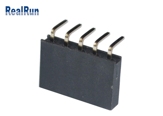 کانکتور هدر زن برنجی 3.0 آمپری 90 درجه 500 VAC از طریق سوراخ برای LCM LED