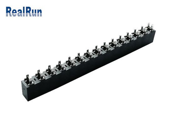 LCP Smt Header Connector DC500V Dip Welding 1*15P قلع آبکاری PBT PA6T