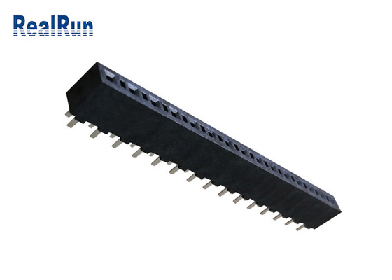 LCP Smt Header Connector DC500V Dip Welding 1*15P قلع آبکاری PBT PA6T