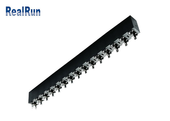 LCP Smt Header Connector DC500V Dip Welding 1*15P قلع آبکاری PBT PA6T
