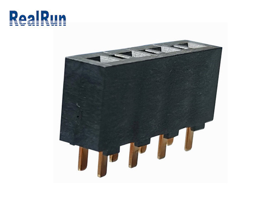 SGS LCP PCB کانکتور نر DC500V یک ردیف U ترمینال Pa6t ماده