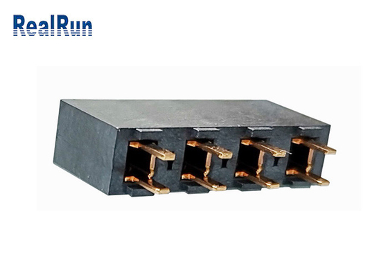 SGS LCP PCB کانکتور نر DC500V یک ردیف U ترمینال Pa6t ماده