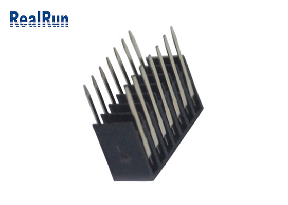 PA6T کانکتور هدر زن LCP برنجی تک ردیف زاویه راست 1×7P