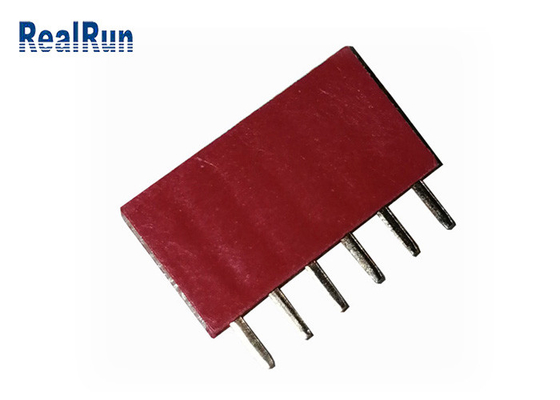 اتصال سربرگ زن PA6T PBT DC500V 1×6P Dip LCP Brass