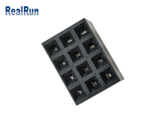 کانکتور هدر زن برنجی PA6T PBT UL94V-0 پایانه Y سه ردیفه DC1.5A