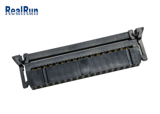 کانکتور DIP 34P زن IDC سوکت اتصالات سیم PBT به برد