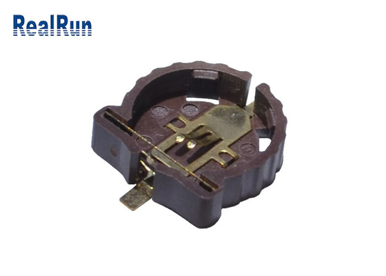 نگهدارنده باتری سکه ای 500VAC برنجی SMT Straight CR1220-2 Series LCP