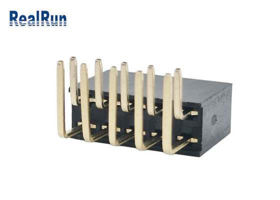 کانکتور هدر زن 2×5P ترمینال Y 90 درجه خمیدگی درج PA6T