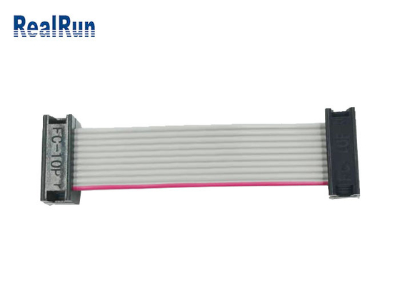 کابل مسطح IDC 2×5 هدر ISO9001 2.54 میلی متری PA6T برای برد PCB