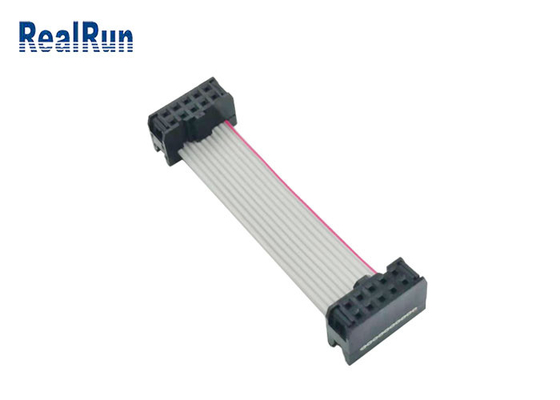 کابل مسطح IDC 2×5 هدر ISO9001 2.54 میلی متری PA6T برای برد PCB