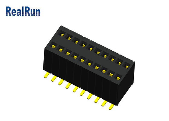 کانکتور هدر زن PA6T LCP 20P PBT Au 1μ&quot; H5.7 نسوز