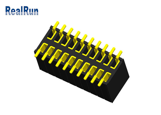 کانکتور هدر زن PA6T LCP 20P PBT Au 1μ&quot; H5.7 نسوز