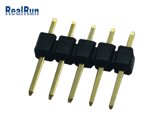 اتصال هدر پین PCB 2.54 میلی متری پیچ برنجی تماس لحیم کاری
