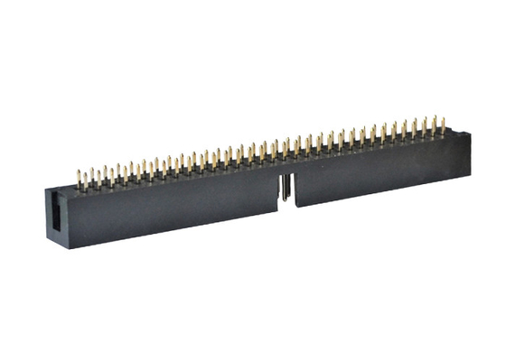 کانکتور سربرگ PA6T Black Straight Box H9.0 Gold Flash PCB 2X32P Male Header