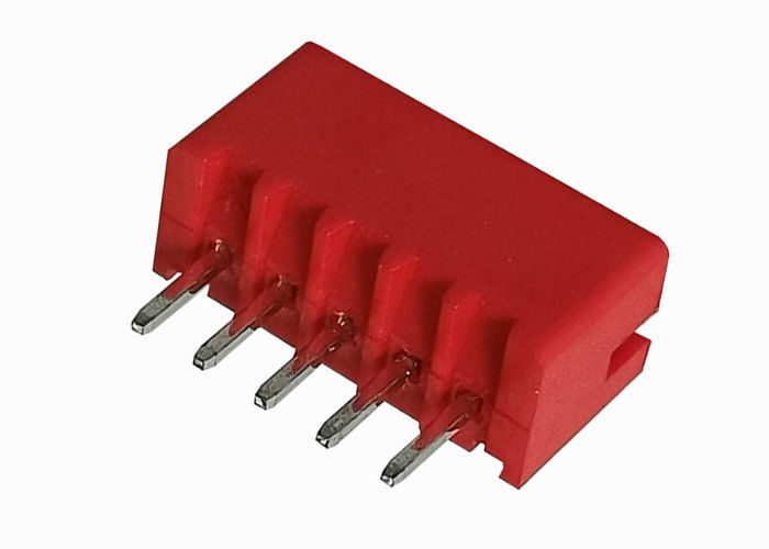 زاویه فشار زاویه سمت راست زن هدر 2.0 میلی متر 5 پین برای PCB صفحه قرمز