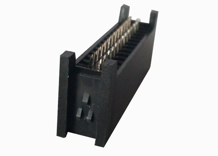 26 پین سیم سربرگ زنانه Idc به هیئت مدیره اتصال دهنده را فشار دهید کابل نوع 60V سیاه