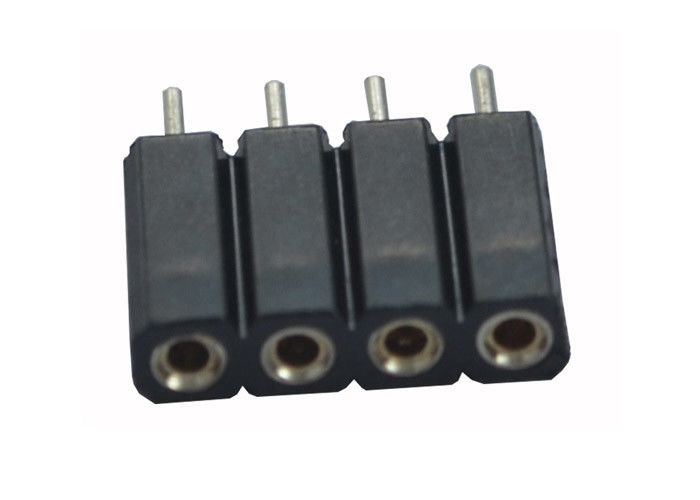 یک اتصال دهنده سربرگ زن تنها ردیف سر راست PCB در مقابل ولتاژ 500 ولت