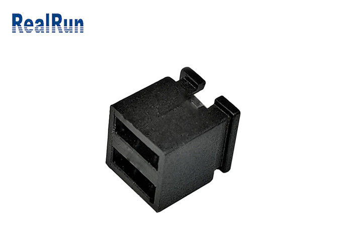 2 * 2P 3.0AMP PBT 4 Pin Header Connector Open Jumper Cap 2.54 mm pitch