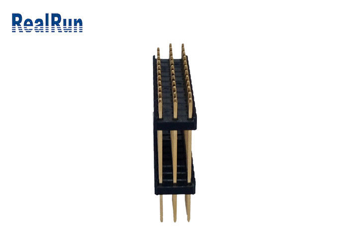 3.0 آمپر PBT DIP طلا اندود اتصال H2.5mm سه ردیف 36 پین