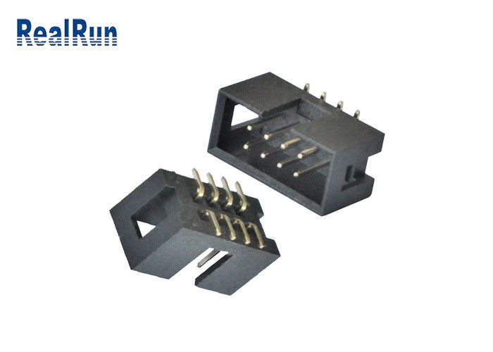 PCB عمودی 2.54 میلی متر SMT جعبه هدر 2 * 4 8 پین لحیم کاری ماشین PA6T