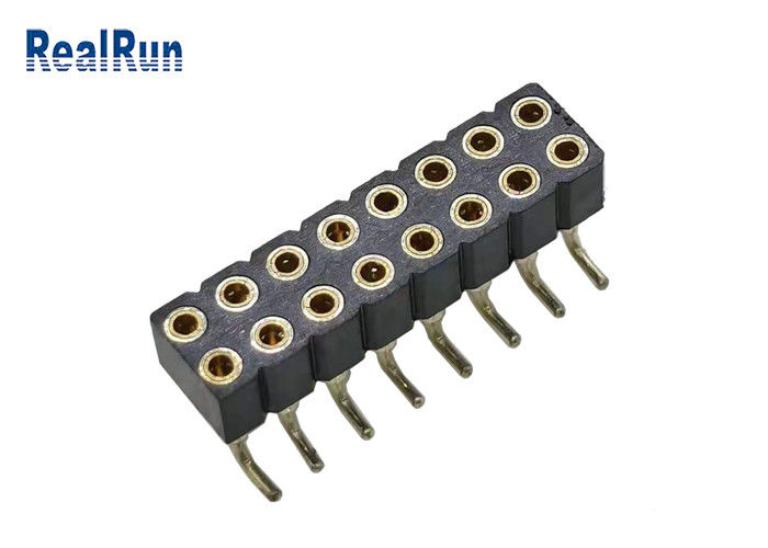 PBT PA6T PPS L7.40 اتصال دهنده سر زن 2.54 میلی متر پیچ SMT SMD ISO9001