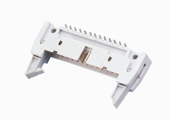 IDC Ejector 6-64P 2.54 SMT کانکتور هدر نر Long Latch Shrouded Header Connector